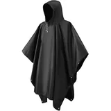 Wasserdichter Regenponcho Damen Herren Leicht Atmungsaktiv für Wandern Camping