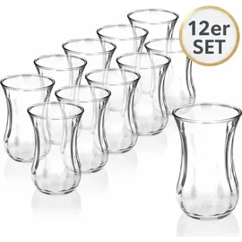 Pasabahce Teeglas 12-tlg. Weiß