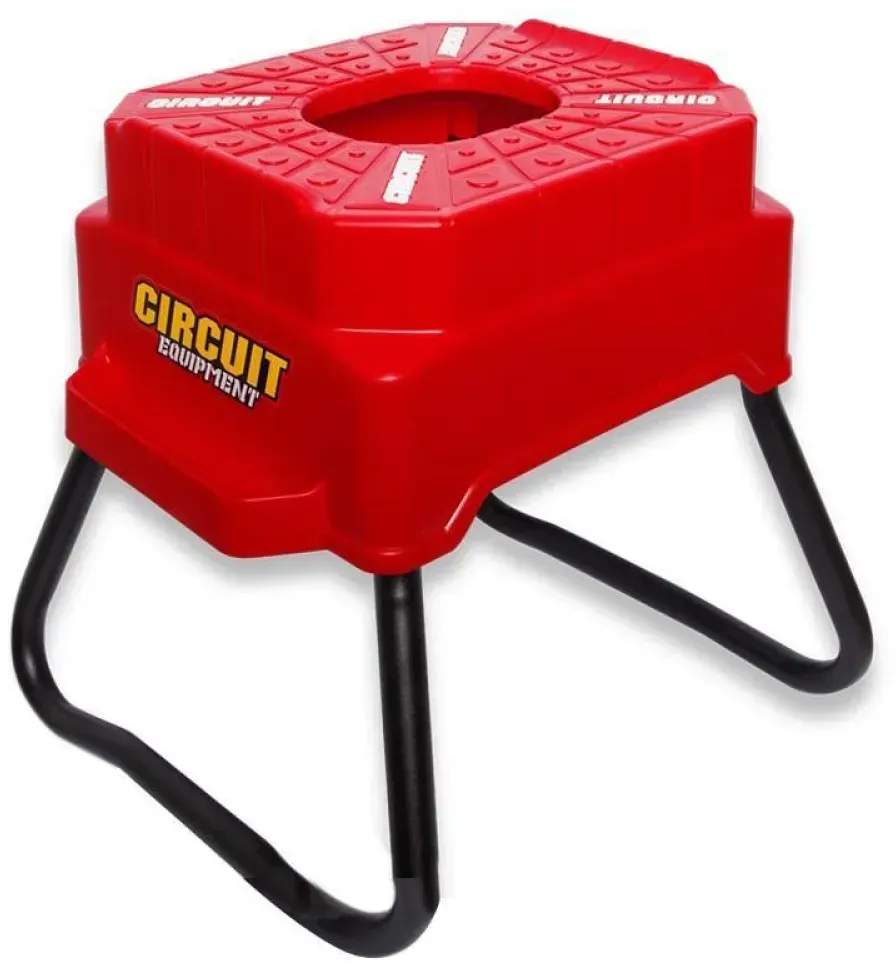 Circuit Equipment Cubic 42cm Motorradständer - Red / White - One Size