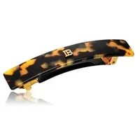 Balmain Hair Couture Cellulose Acetate Barrette pour Cheveux Medium Tortoise Shel Haarspangen