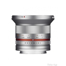 Samyang 12 mm F2,0 NCS CS Sony E silber