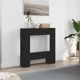 Kaminumrandung Schwarz Eichen-optik 81x18x82 Cm Holzwerkstoff