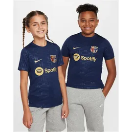 Nike FC Barcelona Dri-FIT Academy Pro kurzarm Heim-Aufwärmshirt Kinder 411 midnight navy/midnight navy/club gold S 128-137 cm