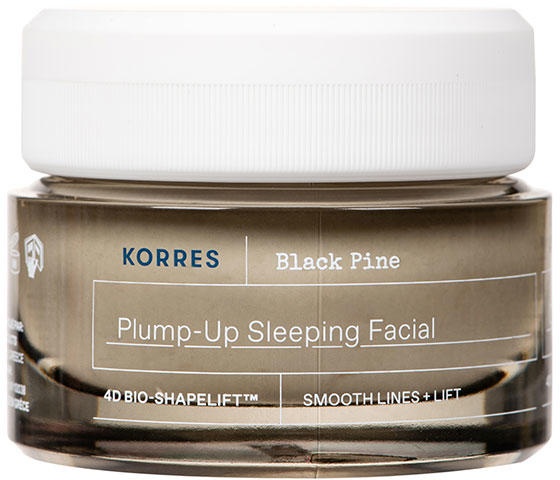 KORRES Black Pine 4D BioShapeLiftTM Plump-Up Sleeping Facial 40 ml