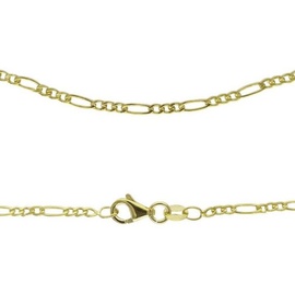 Firetti Collierkettchen »Schmuck Geschenk Gold 333 Halsschmuck Halskette Goldkette Figarokette«, 97121421-45 gelbgoldfarben