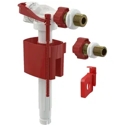 Alcadrain Füllventil A160UNI  Zulauf seitlich, Metallgewinde, universal 1/2" und 3/8"