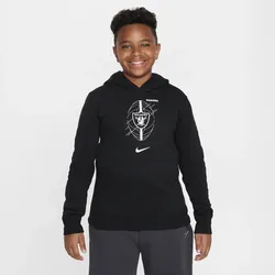 Las Vegas Raiders Icon Nike NFL-Hoodie (ältere Kinder) - Schwarz, S