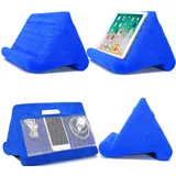 Yuehuamech Tablet Kissen Ständer, Multi- Winkel Lap- montierte Soft Stand Handy Ständer für Tablet, Buch und E- Reader, Zeitschriften, Smartphones, Universal Lazy Halter mit großen Mesh Taschen