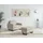 Home Affaire Loveseat Pinto Cord 105 x 85 x 97 cm Beige mit Keder