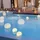 Newgarden Solarleuchte Kunststoff 20 LED schwimmend IP68 blau