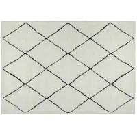 MERINOS Webteppich ¦ weiß ¦ Synthetische Fasern ¦ Maße