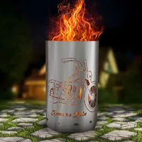 Tiko-Metalldesign Feuertonne - Feuerkorb mit Motiv - –