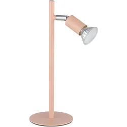 Tischlampe Leselampe Tischleuchte pfirsich Spot beweglich Wohnzimmerlampe H 30cm