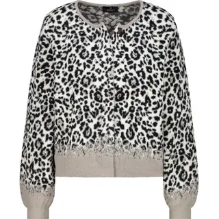 Monari Strickjacke mit angesagtem Leopardenmuster - 44