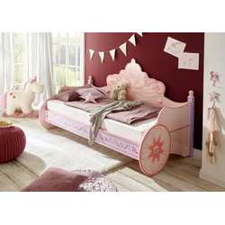 Begabino Kinderbett, für kleine Prinzessinnen rosa