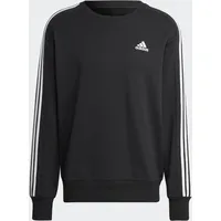 Adidas Essentials French Terry 3-Streifen Sweatshirt Black M