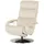 Hukla Relaxsessel Florian Leder 73 x 109 x 91 cm Creme elektrisch