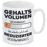 Herzbotschaft Kaffeetasse 0,22 l Weiß