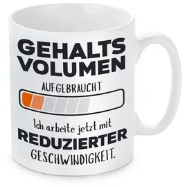 Herzbotschaft Kaffeetasse 0,22 l Weiß