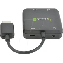 TECHLY IDA HDMI-VGA8 - 4K-HDMI-Audio-Extractor