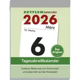 Zettler Tagesabreißkalender 305 XL 8,2x10,7 cm 2026