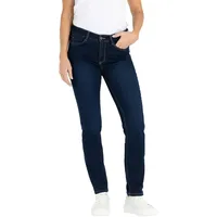 MAC Dream Jeans Straight in dunklem Dark Washed-D42 /