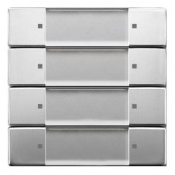 Busch-Jaeger Wandsender ZigBee Light Link 4-fach, pur edelstahl