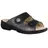 Zeno, Pantolette Schwarz, leder (maglia/naoppaseda/stretch) für Damen, grün, Größe 42 EU