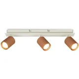 Briloner Deckenlampe 3-flammig schwenkbar 45 x 8 x 9 cm Grau/Braun