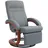 Homcom Relaxsessel 86 x 100 x 68 cm Grau mit Liegefunktion