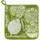 Kracht Küchen Textilien Limoncello Frottier Topflappen 22x22 cm grün 2er Pack