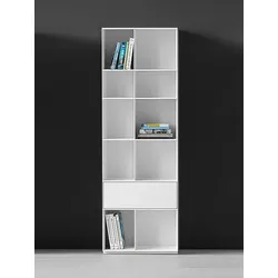 Regal Nex Pur Piure weiß, Designer Studio Piure, 211.5x70x36 cm