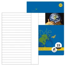 Staufen Staufen® Schulhefte Lineatur 25 liniert DIN A4 16 Blatt, 10 St.