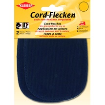 Kleiber + Co.GmbH Cord Flecken, Baumwolle, blau, 13,5 x 10 cm, 2