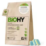 BIOHY All-in-One Spülmaschinen Tabs (40 Tabs) | Phosphatfrei |Für die tägliche Reinigung von Geschirr & Besteck | Gegen hartnäckigste Fett- & Essensreste | Kraftvolle Öko Geschirrspültabs