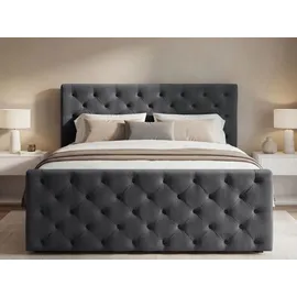 GRAINGOLD Montego 160 x 200 cm Dunkelgrau