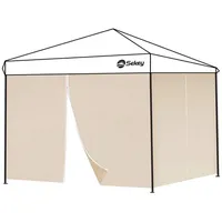 Sekey Seitenwände für Pavillon 3x3 2 Stück Khaki 3 x 3 m