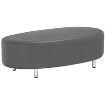Garden Pleasure Hocker AALBORG Gartenhocker Sitzhocker Tisch Gartenmöbel Garten schwarz