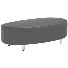 Garden Pleasure Hocker AALBORG Gartenhocker Sitzhocker Tisch Gartenmöbel Garten schwarz