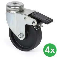 Rollen für die Aluminium-Box, 4 Stk