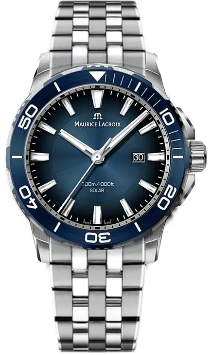 Maurice Lacroix Herrenuhr Pontos S Solar PT1008-SSL42-430-1 - silber