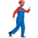 Disguise Disney Official Super Mario Kostüm Kinder, Super Mario Luigi Kostüm Kinder Jungen, Super Mario Kostüm Kinder Mädchen, Schickes Super Mario Kostüm für Kinder, Karneval Kostüm Mario Und Luigi M