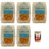 Rummo Pasta Fusilli N.48 Senza Glutine Nudeln Glutenfrei 5x400g+Polpa 400g