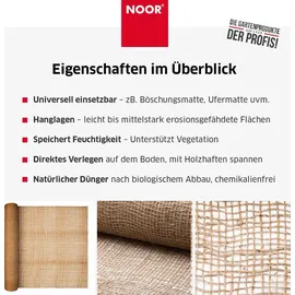 Noor Erosionsschutzmatte Jute 1,22 x 50 m