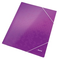 Leitz WOW Eckspannermappe A4, 250 Blatt, violett