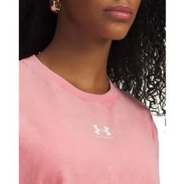 Under Armour Rival Boxy Wash Bittersweet Pink L