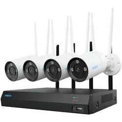 Reolink NVS12-8MB4W, Verkabelt & Kabellos, Patrone (Form), WLAN, Drinnen/Draußen