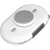 Usb-wiederaufladbarer Tragbarer Nackenventilator, Mini-nackenventilator Mit Verstellbarem Gurt Und Befestigungsband Für Den Innen- Und Außenbereich (weiß)
