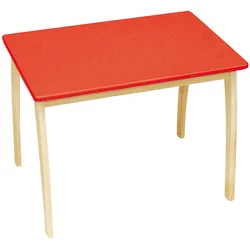roba Kindertisch - 76x52x56cm - braun - Holz / Holz