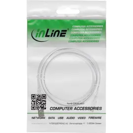 InLine Micro-USB 2.0 Kabel, USB-A Stecker an Micro-B Stecker, weiß, 0,5m